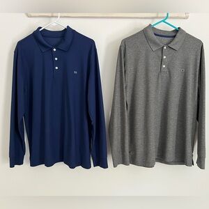 Crown & Ivy men’s collared long sleeve shirts